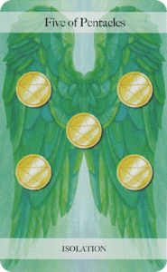 Five of Pentacles Isolation