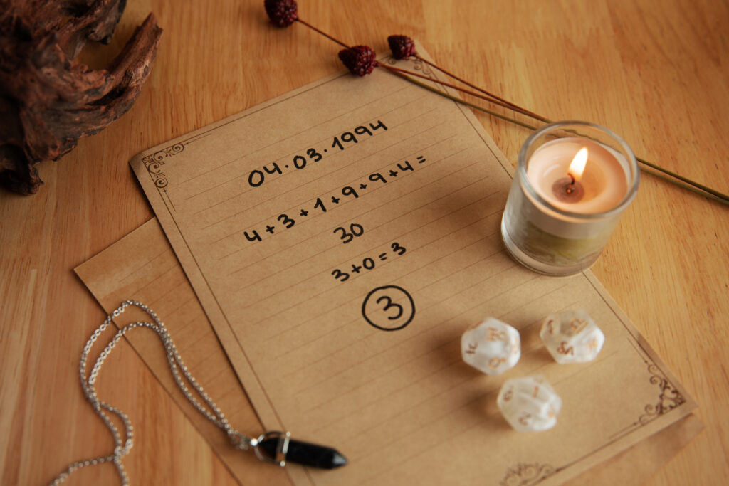 angel number 555 meaning numerology concept with note candle