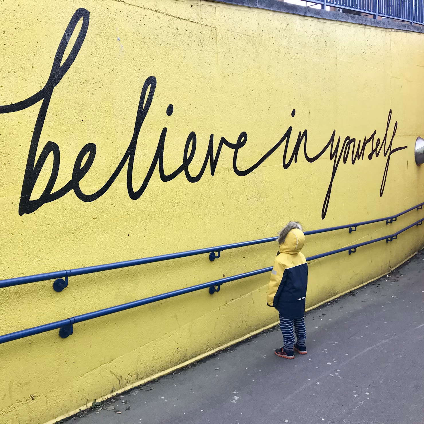 how to believe in yourself shows a child.