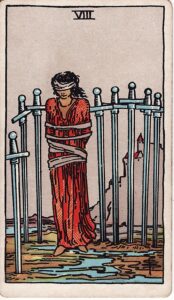 Tarot Card Meanings: All 78 Cards 58 Eight of Swords tarot card