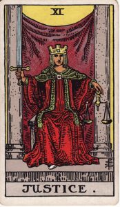 Tarot Card Meanings: All 78 Cards 12 Justice tarot card