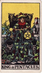 Tarot Card Meanings: All 78 Cards 78 King of Pentacles tarot card
