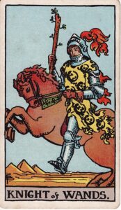 Tarot Card Meanings: All 78 Cards 34 Knight of Wands tarot card