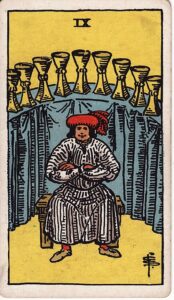 Tarot Card Meanings: All 78 Cards 45 Nine of Cups tarot card