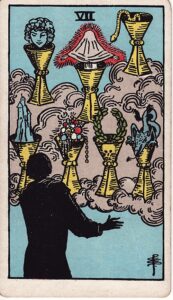 Tarot Card Meanings: All 78 Cards 43 Seven of Cups tarot card