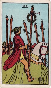Tarot Card Meanings: All 78 Cards 28 Six of Wands tarot card