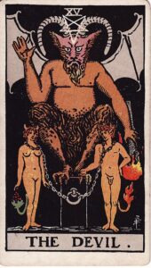 Tarot Card Meanings: All 78 Cards 16 The Devil tarot card