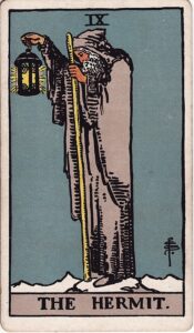Tarot Card Meanings: All 78 Cards 10 The Hermit tarot card