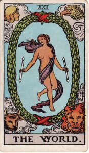 Tarot Card Meanings: All 78 Cards 22 The World tarot card