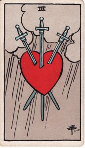Tarot Card Meanings: All 78 Cards 53 Three of Swords tarot card