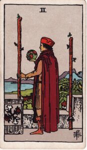 Tarot Card Meanings: All 78 Cards 24 Two of Wands tarot card